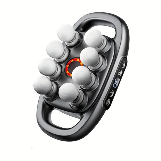 8-Head Deep Tissue Massage Gun, a Tool for Relaxing Muscles Throughout the Body, Including Feet, Legs, Waist, Back, and Neck. This Electric Massager Makes a Perfect Gift for Athletes, Friends, Family, Mothers, Fathers, Christmas, Valentine&