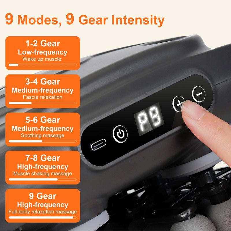 42 Head Fascia Massager, High-Quality Massage Tool for Muscle Relief, Ergonomic Design, Portable and Lightweight, Ideal for Athletes and Fitness Enthusiasts