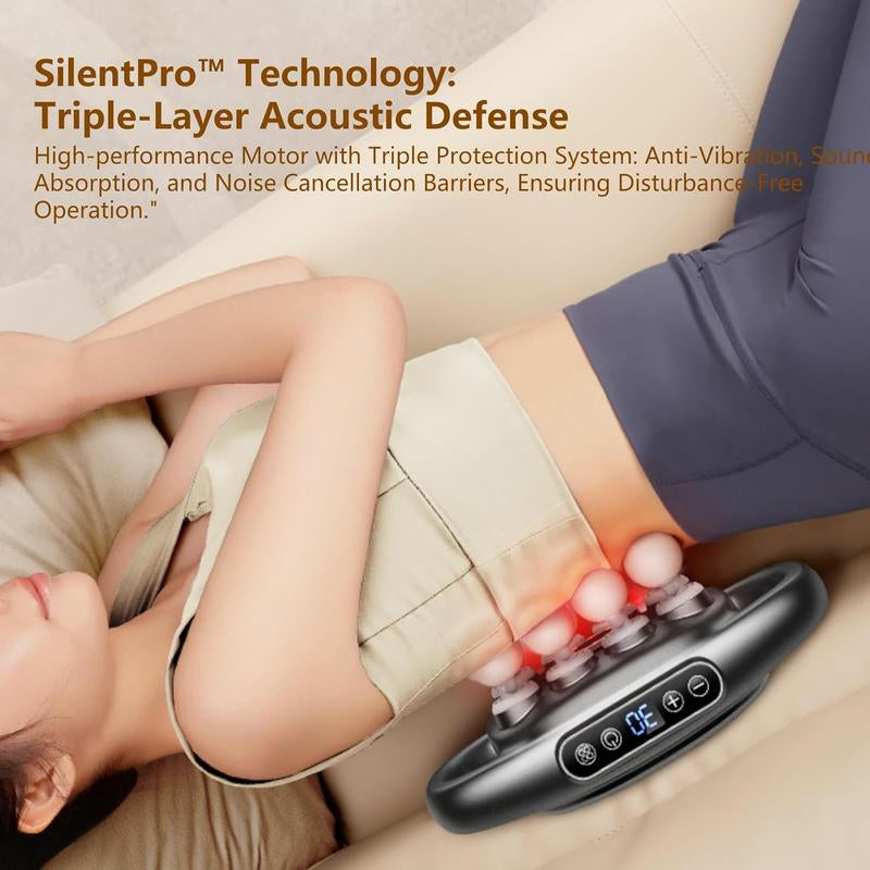 16-Head Deep Tissue Massage Gun with 30 Levels & 30 Modes