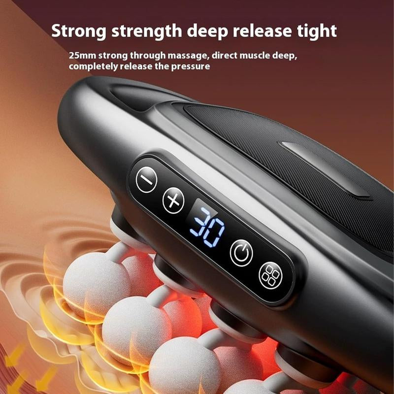 16-Head Deep Tissue Massage Gun with 30 Levels & 30 Modes