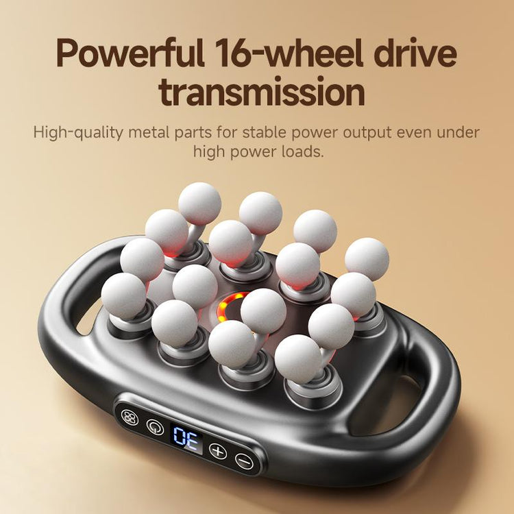 16-Head Deep Tissue Massage Gun with 30 Levels & 30 Modes